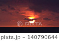 Sunrise over the horizon off the coast of Shimane Prefecture_10bit_4:2:2_ 140790644