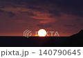 Sunrise over the horizon off the coast of Shimane Prefecture_10bit_4:2:2_ 140790645