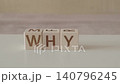 motivational word why ?, laying out  by hand from letters on wooden cubes, slow motion 140796245