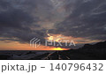 A dramatic sunrise over the Sea of Japan in Shimane Prefecture_10bit_4:2:2_ 140796432