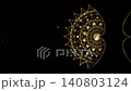 Animation of Luxury mandala background with gold frame in arabesque pattern Arabic style. Motion Graphics Video Mandala Rotating, golden particles elegant black Background and copy space for you text 140803124