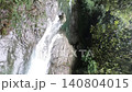 初夏の美しい滝と緑豊かな渓流の風景（6月・梅雨時） 愛媛県新居浜市 140804015