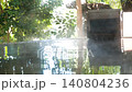 Japanese cypress wood open-air bath with natural hot spring water 140804236