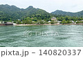 世界遺産 厳島神社の大鳥居と瀬戸内海の風景（広島県宮島） 140820337
