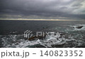 Rough waves and coastline of the Sea of Japan in Izumo City, Shimane Prefecture_10bit_4:2:2 140823352
