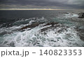 Rough waves and coastline of the Sea of Japan in Izumo City, Shimane Prefecture_10bit_4:2:2 140823353