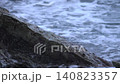 Rough waves and coastline of the Sea of Japan in Izumo City, Shimane Prefecture_10bit_4:2:2 140823357