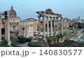 The Roman Forum and the remains of ancient Rome, Italy.  140830577