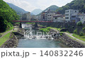 Hayakawa River in Hakone Yumoto: Dolly shot to the right, 4K high-definition video. 140832246