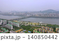 Aerial View of Apgujeong in Seoul, South Korea 140850442