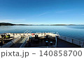A ferry sailing through an inland sea, Canada. 140858700