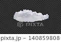 動く雲素材 ボリュームクラウド（見上げ視点30° / 自然な動き）【バリエーション4】 140859808