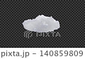 動く雲素材 ボリュームクラウド（見上げ視点30° / 自然な動き）【バリエーション5】 140859809
