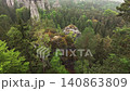 rock, cliff, forest 140863809