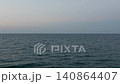 Sea or ocean waves and sunset sky. 140864407