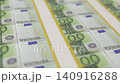 European Currency Sheets Creating Abstract Wealth And Banking Background 140916288