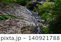 [Okusobana Valley] Waterfall cascading down bedrock [Kinasato, Nagano City] 140921788