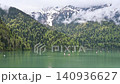 The emerald green waters of Lake Ritsa, Abkhazia 140936627