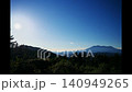 從木曾吉尾峠展望台上可以欣賞到日落和禦嶽山的景色。 140949265