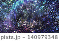 Game background: Image video depicting a descent into the galaxy. 140979348