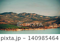 Hills and lake Guadalhorce, Andalusia Spain. Timelapse 140985464