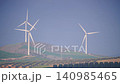 Wind turbine farm on hill, Andalusia Spain 140985465