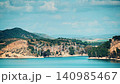 Spanish landscape, lake near Ardales, Andalucia 140985467