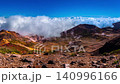 Autumn-colored panoramic view of Mt. Azuma-Kofuji from the Mt. Issaikyo hiking trail ⇒ Slide to the right 140996166