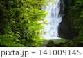 Shirataki Waterfall in Naso, Akita Prefecture: A waterfall cascading down amidst the fresh greenery. 141009145