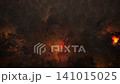 fly through burning foggy forest 141015025