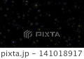 Fantastical, sparkling light particle effect loop video on a black background 141018917
