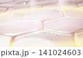 3DCG video of anti-aging skin structure beauty that leads to brighter, more radiant skin through PDRN collagen penetration. 141024603