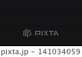 ブラックの斜めワイプトランジション 画面切り替えアニメーション 4K 141034059