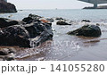Waves to beat on the sandy beach 141055280
