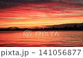 Sunrise over Kobe Port (panning) at Harborland, Chuo Ward, Kobe City 141056877