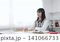 Female students who take classes in the classroom 141066733