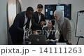 Businessmen working in the office, Huddle together, Brainstorming, finding conclusions in planning work 141111263