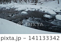 Sounkyo, Hokkaido: A river in winter 141133342