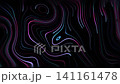 Abstract Neon Topographic Contour Lines Flow Background with Glowing Organic Curves, Futuristic Digital Map Pattern, Seamless Motion Graphics, 4K, 60 fps, HUD, Loop 141161478