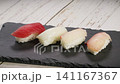 日本の美味しいお寿司4貫 141167367