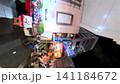 タイ バンコク : スクンビット通り 夜の風景 バーやレストランが並ぶ繁華街 (ボカシ入 縦型映像) 141184672