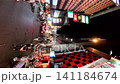 タイ バンコク 夜のタニヤ通り 日本人向けの飲食店が集まるネオン街 (ボカシ入り タイムラプス撮影) 141184674