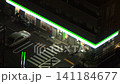 24時間営業のコンビニ 日本の夜の風景 (タイムラプス撮影) 141184677
