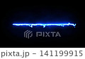 high-voltage electric sparks creating visually stunning lightning effects in a dark environment 141199915