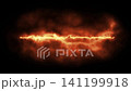 Dramatic Firestorm Lightning Effects Captured in Sequence with Fiery Clouds and Electric Flashes 141199918