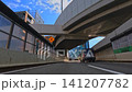 高速公路沿線景色，藍天白雲，動感十足。 141207782
