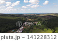 Green Town Highway Aerial View 141228312