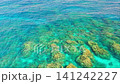 The crystal-clear waters of the coral reef 141242227