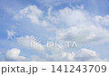 Expressive clouds against the blue sky. Timelapse 141243709