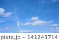 Expressive clouds against the blue sky. Timelapse 141243714